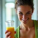 Athlète dégustant un smoothie post-entraînement